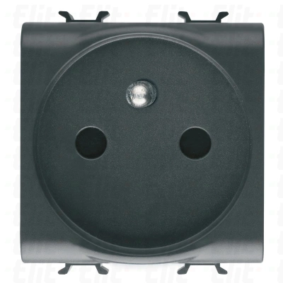 GNIAZDO 2M 2P+E 16A FRANC. ST CZARNY