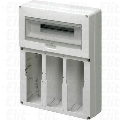 Pusta tablica na 8 gniazd - 19 mod. for 3 vertical interlocked sockets