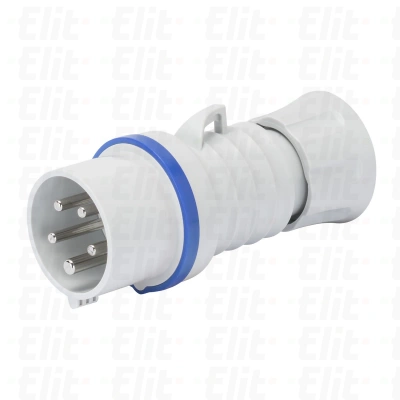 Wtyczka przenośna 4P 16A 230V niebieska IP44 9H IEC 309 HP GW60005H