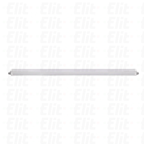 Oprawa hermetyczna przelotowa LED BATTEN 50W 5500lm 110lm/W 1500mm (zam.2x58W) IP65 120° 4000K RA80 IK08 RG1 5 lat gwarancji