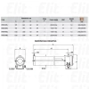 Oprawa przeciwwybuchowa LED do strefy 1, typu FLF-101L (19W, 1900 lm, 91 lm/W)