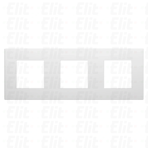 Ramka 3-krotna, biała, Dahlia