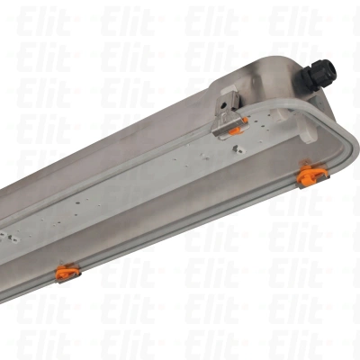 Oprawa świetlówkowa awaryjna przeciwwybuchowa ze stali nierdzewnej, ewakuacyjna (alarmowa) 1+1x18W ATEX 3D3G