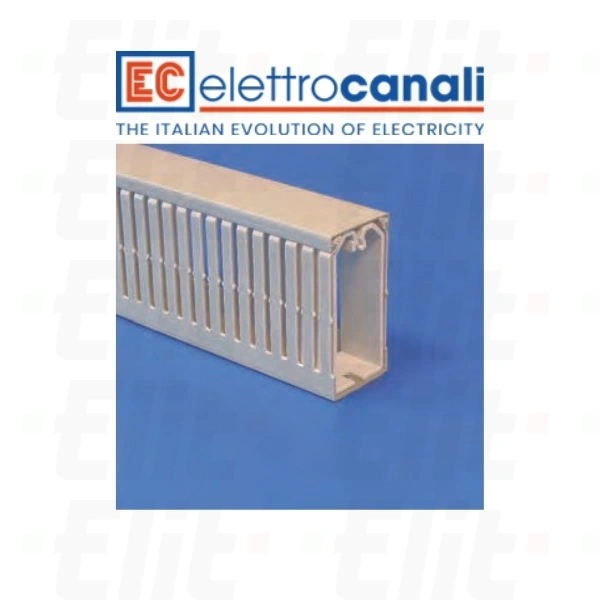 Korytko grzebieniowe samogasnące 4/6/4 25x60 szare RAL 7030 z pokrywą PV UV /2m/ (70m opak.)