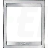 GEWISS|FLAT PLATE 2-GANG STRONG BLACK GLASS