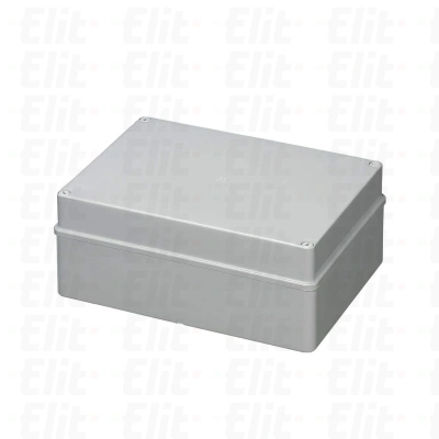 Puszka samogasnąca n/t gładka herm.IP56 GWT 960°C szara PV 300x220x120