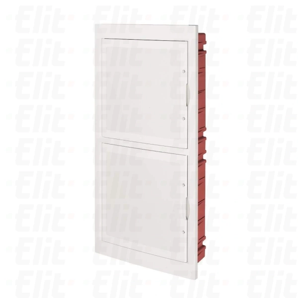 Rozdzielnica modułowa 4x18 podtynkowa drzwi transp. seria 630B IP40 430x410x80 szyna N+PE szara EC63036CE