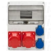 Rozdzielnica budowlana NEAPOL 16/5, 32/5, 2x230V /11M/ ITALINE