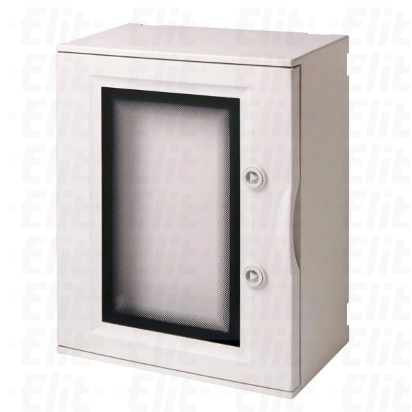 Obudowa poliestrowa bezhalogenowa samogasnąca IK10 IP65 drzwi z oknem bez płyty 1000V AC 1500V DC PV UV 545x655x265