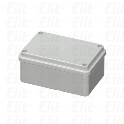 Puszka samogasnąca n/t gładka herm.IP56 GWT 960°C szara PV 120x80x50