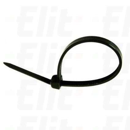 Opaski zaciskowe 200x4,8 czarne UV PV  COBRA /100szt./