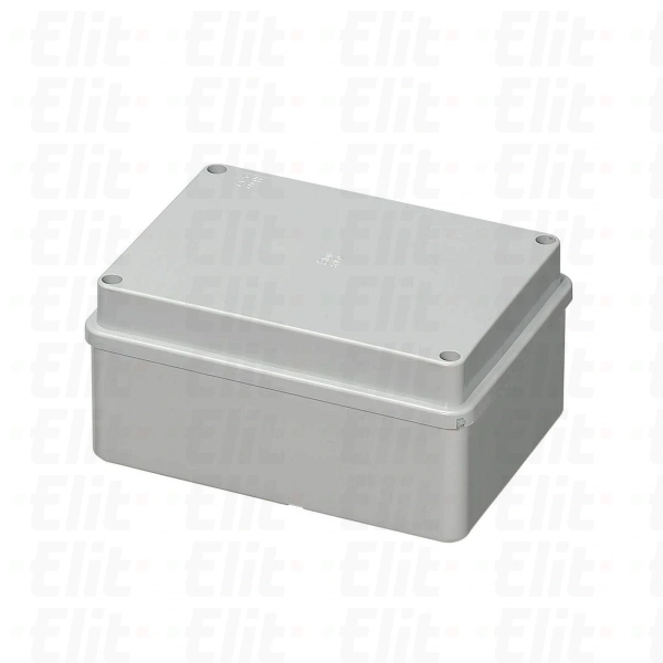 Puszka samogasnąca n/t gładka herm.IP56 GWT 960°C szara PV 150x110x70