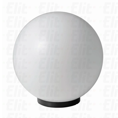 Lampa ogrodowa kula fi 20 cm E27 GLOBE biała
