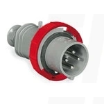 Wtyka przenośna Heavy Duty 3P+N+E 16A 277/480-288/500V 50-60HZ 7H IP67