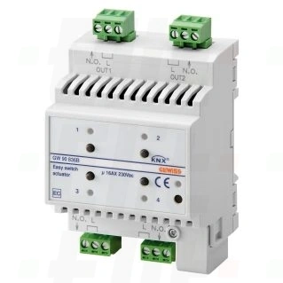ACTUATOR 4-CH DIN RAIL, GENERAL