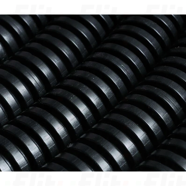 Rura karbowana 750N czarna z pilotem samogasnąca -5°C +60°C fi 16 IK07 /100m/