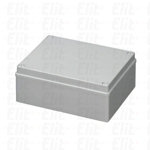 Puszka samogasnąca n/t gładka herm.IP56 GWT 960°C szara PV 240x190x90