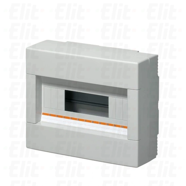 Rozdzielnica modułowa 1x12 natynkowa bez drzwi IP40 szara