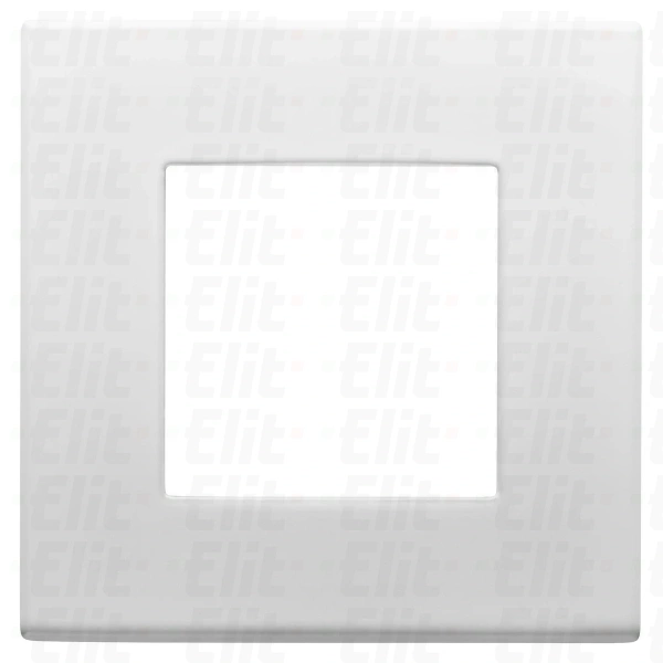 Ramka 1-krotna, biała, Dahlia