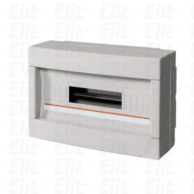 Rozdzielnica modułowa 1x18 natynkowa bez drzwi IP40 szara