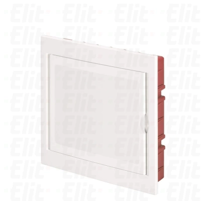 Rozdzielnica modułowa 2x18 podtynkowa drzwi transp. seria 630B IP40 430x410x80 szyna N+PE szara