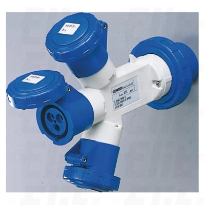 Rozgałęziacz IP67 rozdzielacz2P+T 32A 230V 3X2P+E GW64062