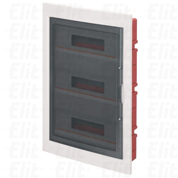 Rozdzielnica modułowa 3x18 podtynkowa IP40 drzwi transp. IP40 biała