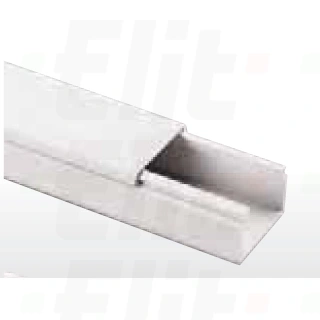 Kanał kablowy samogasnący z pokrywą IK07 MC 22x10 /2m/ biały IP40 (opak. 100m)