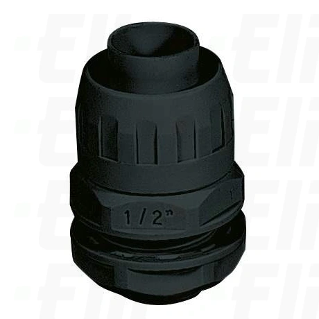 Dławnica na rurę IP65 M20x1,5 śr.16 czarna (opak. 25szt.)