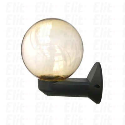 Kinkiet zewnętrzny kula ogrodowa fi 25 cm E27 BRIDGE transparentny