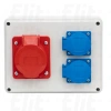 Rozdzielnica budowlana BERGAMO 16/5, 2x250V ITALINE