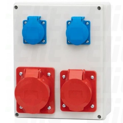 Rozdzielnica budowlana BERGAMO 16/5, 32/5,2x250V ITALINE