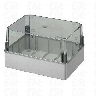 Puszka n/t herm. 380x300x180 szara IP56 pokrywa wysoka transp. EC440C9