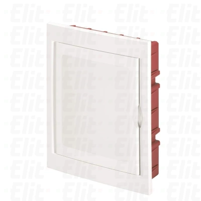 Rozdzielnica modułowa 2x12 podtynkowa IP40 drzwi pełne IP40 biała