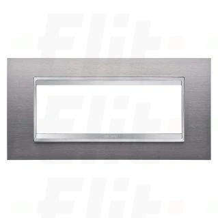 RAMKA LUX 6-POLOWA POLEROWANA STAL NIERDZ.