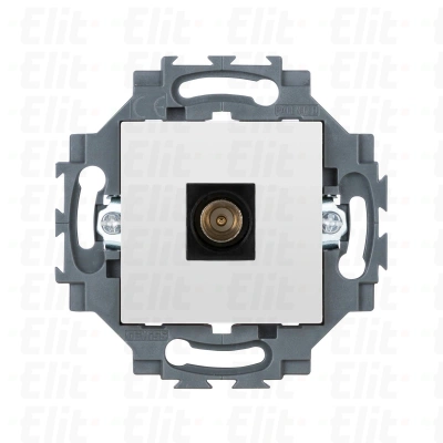 Gniazdo TV końcowe 0 dB, białe, Dahlia