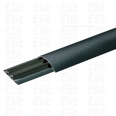 Kanał podłogowy z pokrywą samogasnący CAP 75x17 antracytowy /2m/ (opak. 50m)