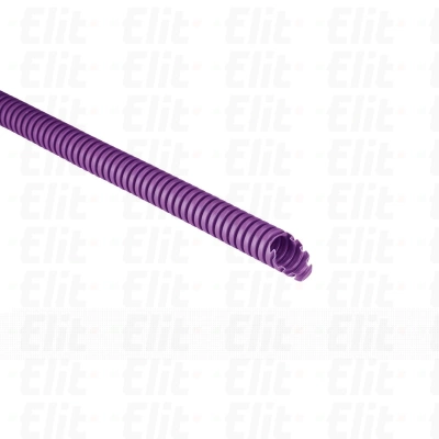 Rura karbowana 750N fioletowa samogasnąca -5C° +60C° PV UV IK07 fi 25 /50m/