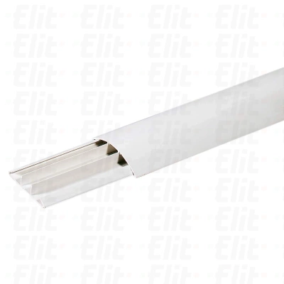 Kanał podłogowy z pokrywą samogasnący CAP 75x17 biały /2m/ (opak. 50m)