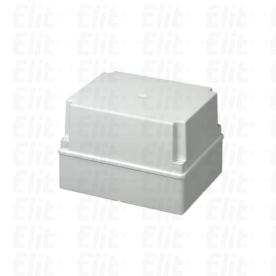 Puszka bezhalogenowa n/t gładka z pokrywą wysoka herm.IP56 120°C Poliwęglan szara PV 240x190x160