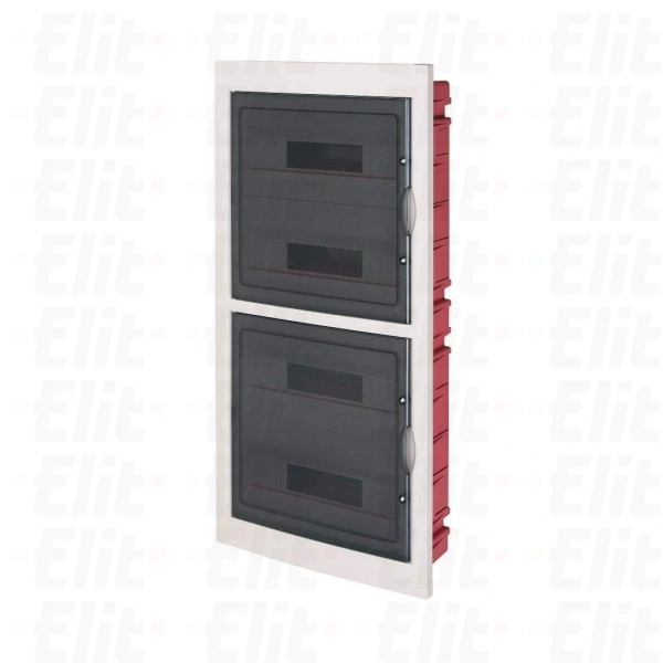 Rozdzielnica modułowa 4x18 podtynkowa IP40 drzwi transp. IP40 biała