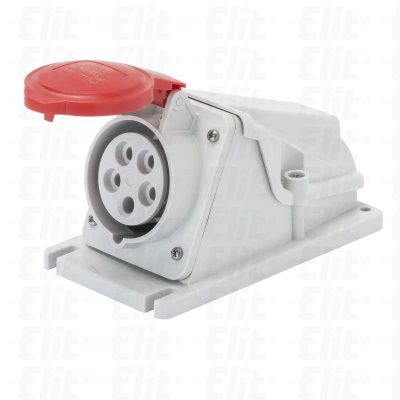 IP44 90°W.GNIAZDO WTYKOWE 3P+N+T 16A 400V 6H