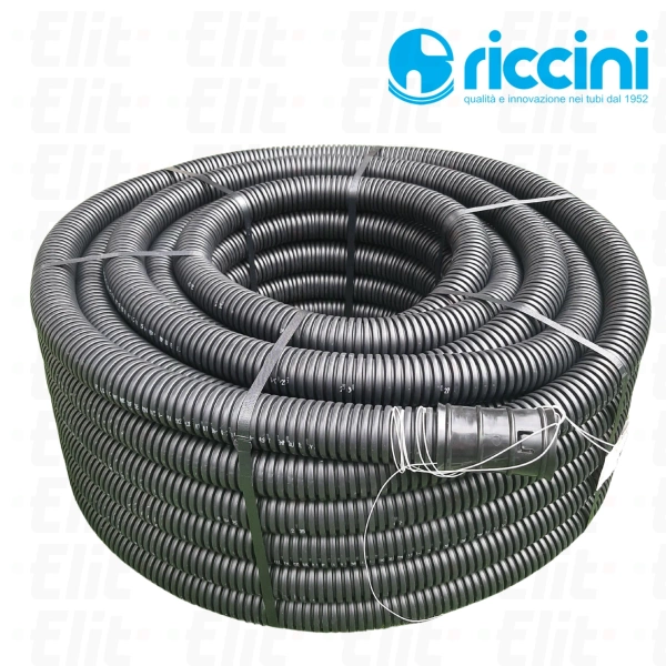 Rura osłonowa czarna 450N HDPE fi 110/92 dwuwarstwowa karbowana UV (25 mb)