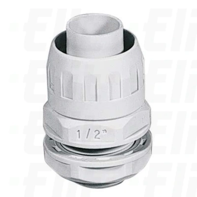 Dławnica do rur osłonowych spiralnych GFE PG36 szara IP65