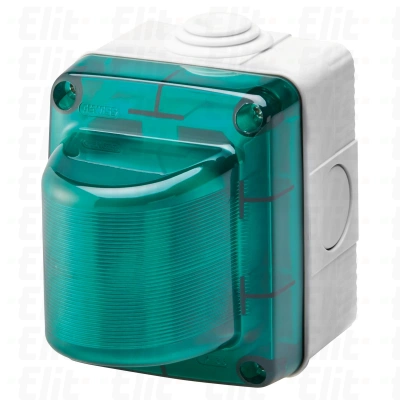 WODOODPORNA LAMPKA Z ROZPRASZACZEM ZIELONY