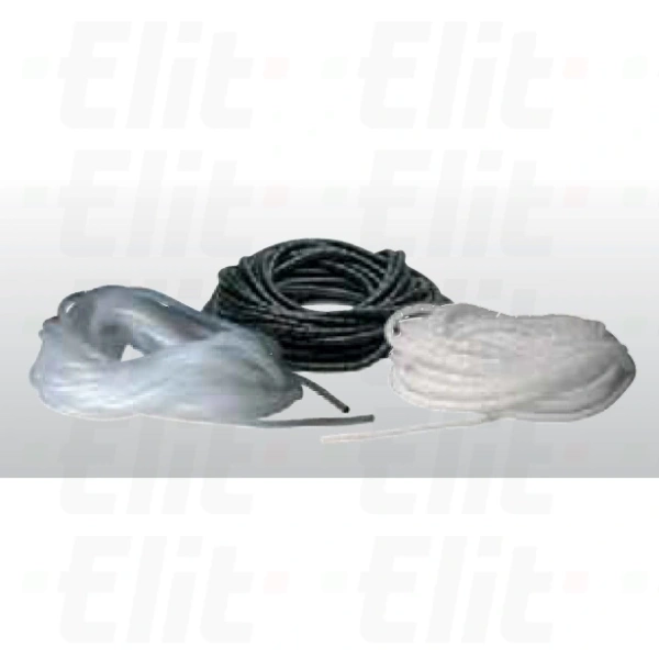 Wężyk ochronny spiralny samogasnący 10x12 biały /25m/