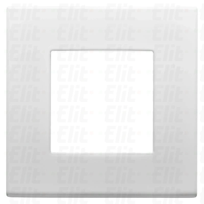 Ramka 1-krotna, biała, Dahlia