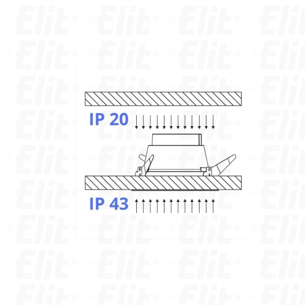 PANEL LED PT 40W 4000lm 100lm/W 4000K RA80 RG0 IP20/43 h30mm 3 lata gwarancji