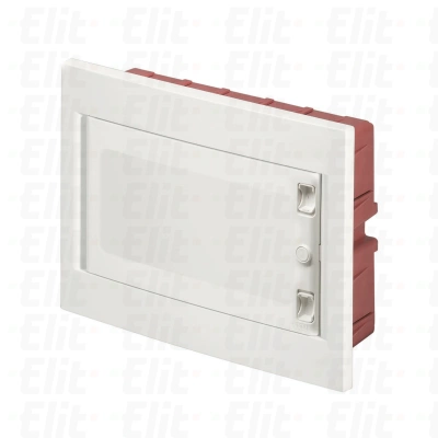 Rozdzielnica modułowa 1x12 podtynkowa IP40 drzwi pełne IP40 biała