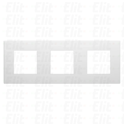 Ramka 3-krotna, biała, Dahlia